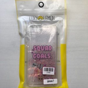 Luxy Lemon water sparkle iPhone 7 case